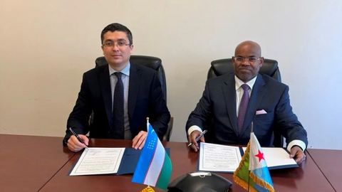 O&lsquo;zbekiston va Jibuti diplomatik munosabatlar o&lsquo;rnatdi