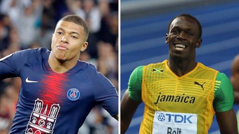 Kilian Mbappe Useyn Bolt bilan poyga qilish istagi haqida fikr bildirdi
