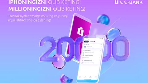 &ldquo;iPhone&rsquo;ingni ol! Millioningni ol!&rdquo; &mdash; InfinBANK bosh sovriniga iPhone 15 Pro qo&lsquo;yilgan aksiyaga start berdi&nbsp;