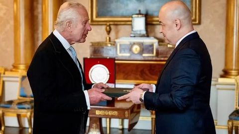 O&lsquo;zbekistonning Buyuk Britaniyadagi elchisi qirol Charlz III ga ishonch yorliqlarini topshirdi