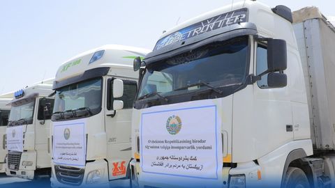 Ўзбекистон тошқиндан жабрланган афғон халқига гуманитар ёрдам юборди 