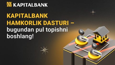 Kapitalbank юридик шахслар учун ҳамкорлик дастурини ишга туширди