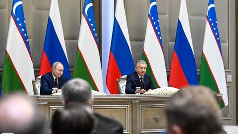 &ldquo;Rossiya prezidentining davlat tashrifi hamkorligimizning yangi davrini boshlab beruvchi tarixiy voqeadir&rdquo; &mdash;&nbsp; Shavkat Mirziyoyev&nbsp;