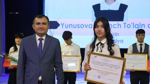 Qashqadaryo hokimi tashabbusi bilan tashkil etilgan fan olimpiadasining 9 nafar g&lsquo;olibi Qarshi davlat universitetiga imtihonsiz qabul qilindi