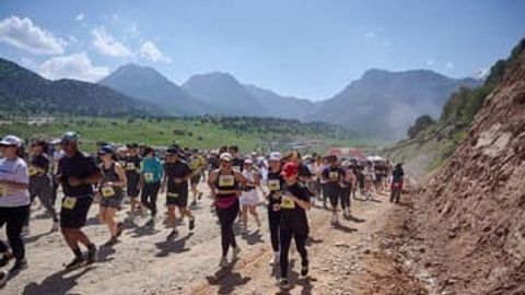 В Зааминском национальном природном парке прошел ультрамарафон ZAAMIN ULTRA 2024