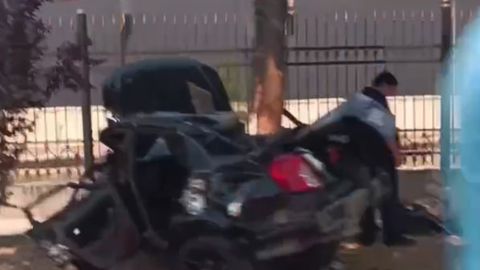 Toshkentda daraxtga urilgan Lacetti haydovchisi halok bo&lsquo;ldi (video)&nbsp;