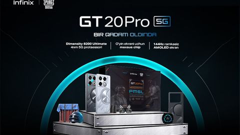 Infinix GT 20 Pro: O&lsquo;zbеkistonda yilning eng yaxshi o&lsquo;yin smartfonlaridan biri taqdim etildi
