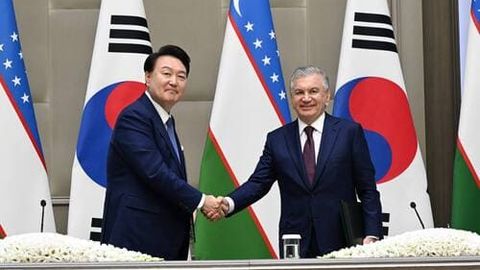 Жанубий Корея президентининг Ўзбекистонга ташрифи доирасида 17 та ҳужжат имзоланди