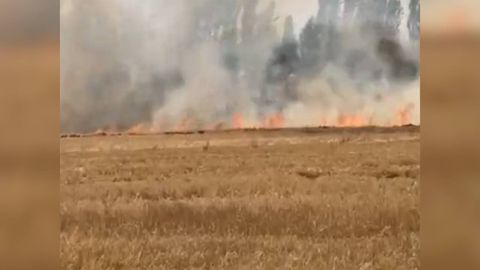 Andijondagi g&lsquo;alladan bo&lsquo;shagan yer maydonida yong&lsquo;in sodir bo&lsquo;ldi