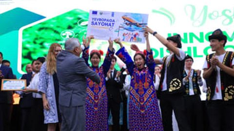 EU-UNDP backing empowers Uzbekistan's youth innovators in agriculture&nbsp;