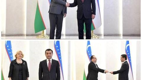 Узбекистан принял новых послов Монголии, Словении и Колумбии&nbsp;