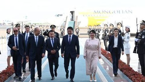 Mo&lsquo;g&lsquo;uliston prezidenti O&lsquo;zbekistonga keldi