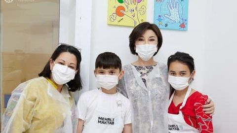 Ziroat Mirziyoyeva Samarqandda ochilgan &ldquo;Mehrli maktab&rdquo; gospital maktabi filiali o&lsquo;quvchilarini borib ko&lsquo;rdi