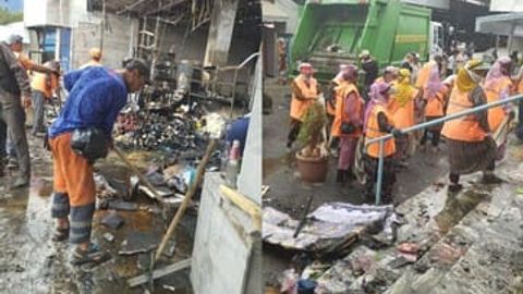 &ldquo;Chorsu&rdquo; bozoridagi yong&lsquo;indan zarar ko&lsquo;rgan maydonlar taʼmirlab berilishi ma&rsquo;lum qilindi