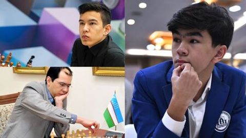 Javohir Sindorov, Nodirbek Abdusattorov va Rustam Qosimjonov Toshkentdagi musobaqada peshqadamlik qilmoqda