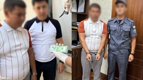 O&lsquo;rta Chirchiqda gaz taʼminoti xodimi pora olayotganida qo&lsquo;lga tushdi