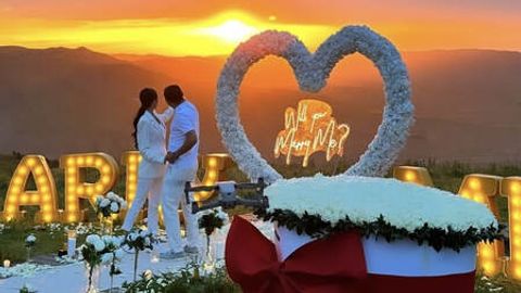 Qirg&lsquo;iziston prezidentining jiyaniga dabdabali Marry me qilgan yigit qo&lsquo;lga olindi