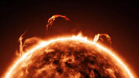 Қуёшдаги чақнаш Ерда радиоалоқа узилишига олиб келиши мумкин (видео) 