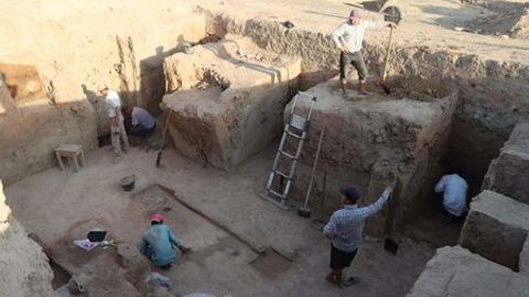 Самарқандда буддавийлик ибодатхонасининг қолдиқлари топилди (фото) 