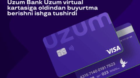 Uzum Bank Uzum virtual kartasiga oldindan buyurtma berishni ishga tushirdi