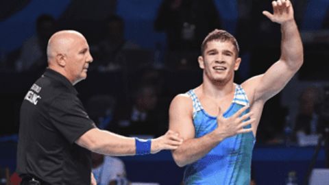 Parij&mdash;2024. Yunon-rum kurashi ustasi Aram Vardanyan chorak finalga yo&lsquo;l oldi