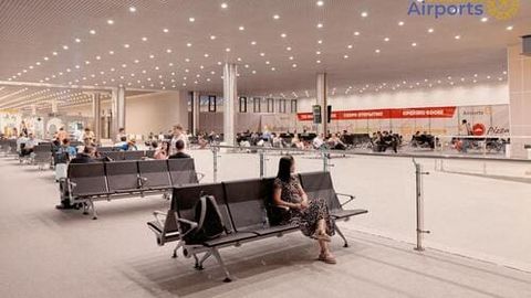 Toshkent aeroportida uchib ketayotgan yo‘lovchilar uchun kutish hududi kengaytirildi
