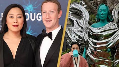 Mark Sukerberg rafiqasiga uning bronzadan yasalgan haykalini sovg&lsquo;a qildi (foto)