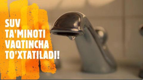 5-sentyabrdan 3-oktyabrgacha Toshkentda sovuq suv navbatma-navbat vaqtincha o&lsquo;chiriladi