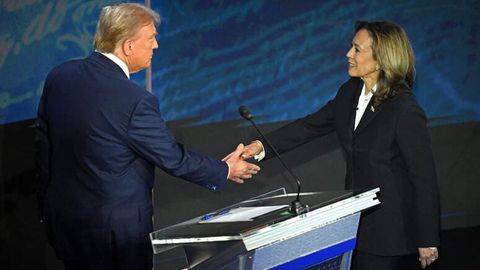 &ldquo;Dunyo ustimizdan kulmoqda&rdquo;: Kamala Harris va Donald Tramp ilk debatda nimalar dedi?