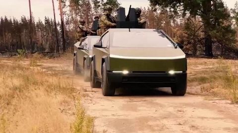 Қодиров урушга яна иккита Cybertruck юборилганини кўрсатди (видео)