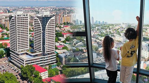 Модера Towers: Шота Руставелида жойлашган осмонўпар бинонинг энг яхши лойиҳалари 