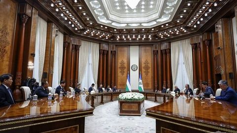 Shavkat Mirziyoyev Xitoy Kommunistik partiyasi Markaziy qo&lsquo;mitasi Siyosiy byurosi aʼzosi bilan uchrashuv o&lsquo;tkazdi