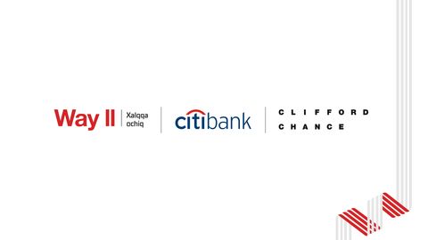 Way II вакиллари, Citibank ва Clifford Chance халқаро юридик фирмаси раҳбарлари стратегик ҳамкорлик бўйича келишувга эришишди