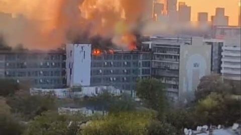 Пожар в Мирабадском районе Ташкента полностью ликвидирован