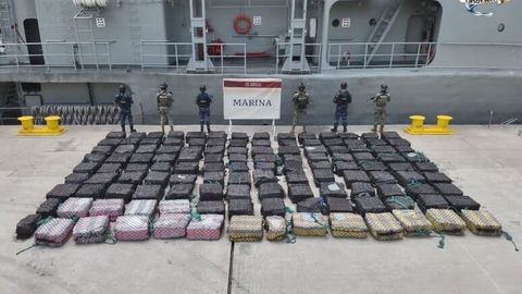 Meksika harbiy dengiz kuchlari 8 tonnadan ortiq narkotik moddalarni musodara qildi