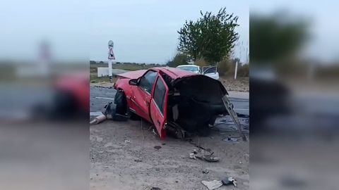 Qashqadaryodagi YTHda Nexia ikkiga bo&lsquo;linib ketdi&nbsp;