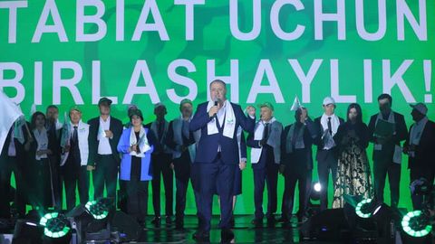 Shahrisabzda O&lsquo;zbekiston Ekologik partiyasining saylovoldi ommaviy tadbiri o&lsquo;tkazildi