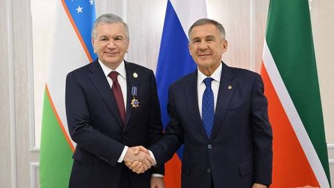 Shavkat Mirziyoyev Tataristonning &ldquo;Do&lsquo;stlik&rdquo; ordeni bilan taqdirlandi