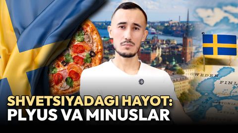 Shvetsiyada hayot, xarajat va daromad, farzandlar kelajagi haqida. Shahrisabzlik pitssa tayyorlovchi yigit hikoyasi (video)