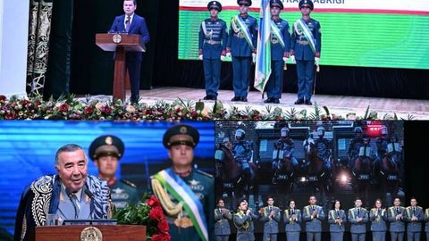 Foto: O&lsquo;zbekiston ichki ishlar organlari xodimlari kuni munosabati bilan tashkil etilgan tantanali tadbir