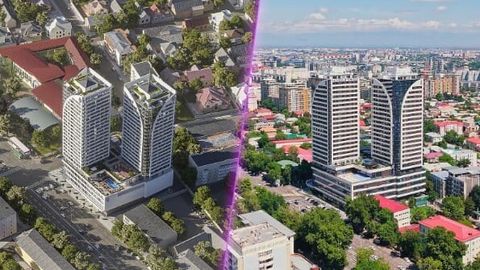 Modera Towers. Qog'ozdagi eskizlardan &mdash; poytaxt arxitekturasining durdona asarigacha