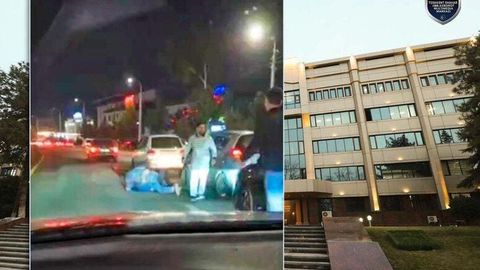 Toshkentda yo&lsquo;l talashgan ikki haydovchi o&lsquo;zaro janjallashdi&nbsp;