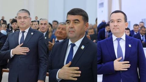 Akmaljon Maxmudaliyev, Shavkat Abdurazzoqov va Ulug&lsquo;bek Qosimov viloyat hokimi lavozimiga tasdiqlandi&nbsp;