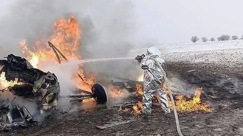Qozog&lsquo;istonda vertolyot qulashi oqibatida bir kishi halok bo&lsquo;ldi&nbsp;