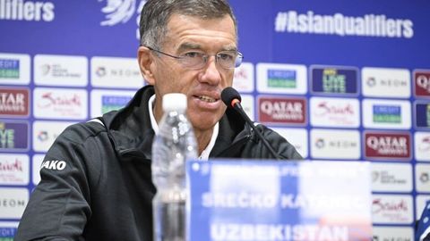 O&lsquo;zbekiston terma jamoasi bosh murabbiyi Srechko Katanes Qatarga yetib bordi