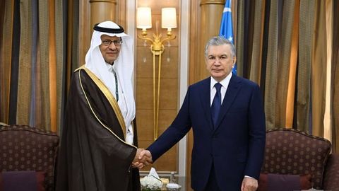 President Mirziyoyev and Saudi energy minister discuss expanded green energy cooperation&nbsp;