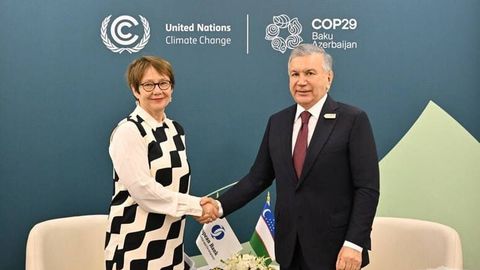 Uzbekistan and EBRD discuss expanding partnership at COP29 summit&nbsp;