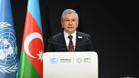 &ldquo;Climate change is now emerging as a major global threat,&rdquo; Uzbekistan&rsquo;s president at COP29&nbsp;