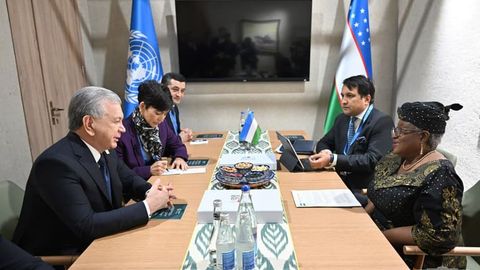 Shavkat Mirziyoyev and WTO Director General discuss Uzbekistan's path to WTO membership&nbsp;