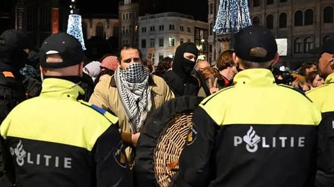 Amsterdamda Isroilga qarshi namoyishlar davom etmoqda: yana 300 ga yaqin Falastin tarafdorlari hibsga olindi